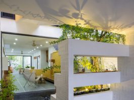Kết cấu đặc biệt giúp ngôi nhà luôn tràn ngập ánh sáng và mang cả cây xanh vào mỗi gian phòng