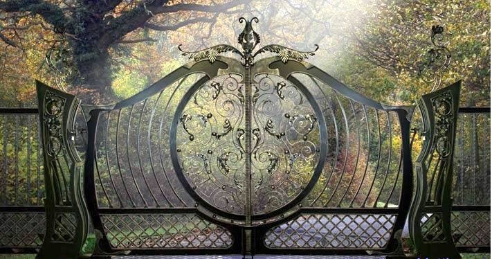Bộ cổng sắt nghệ thuật đẹp đến nỗi khiến người chiêm ngưỡng phải ngỡ ngàng