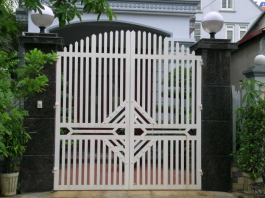 Mẫu cổng sắt đơn giản nhà phố