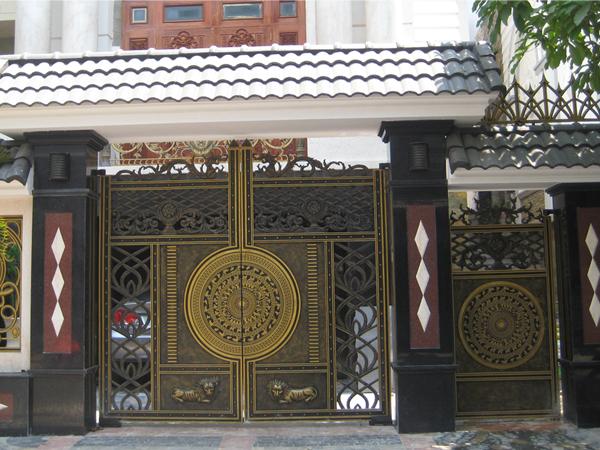 cổng nhà đẹp theo phong thủy