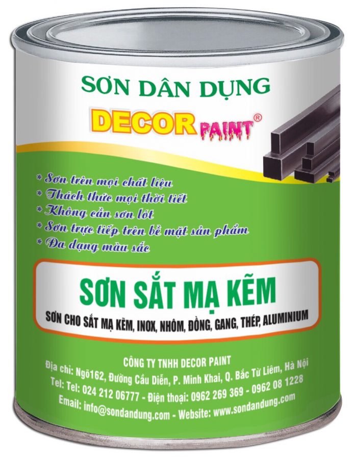 Sơn mạ kẽm Decor paint 2 in 1
