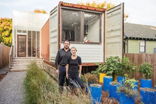 Nhà làm từ container phù hợp cho với đôi vợ chồng trẻ