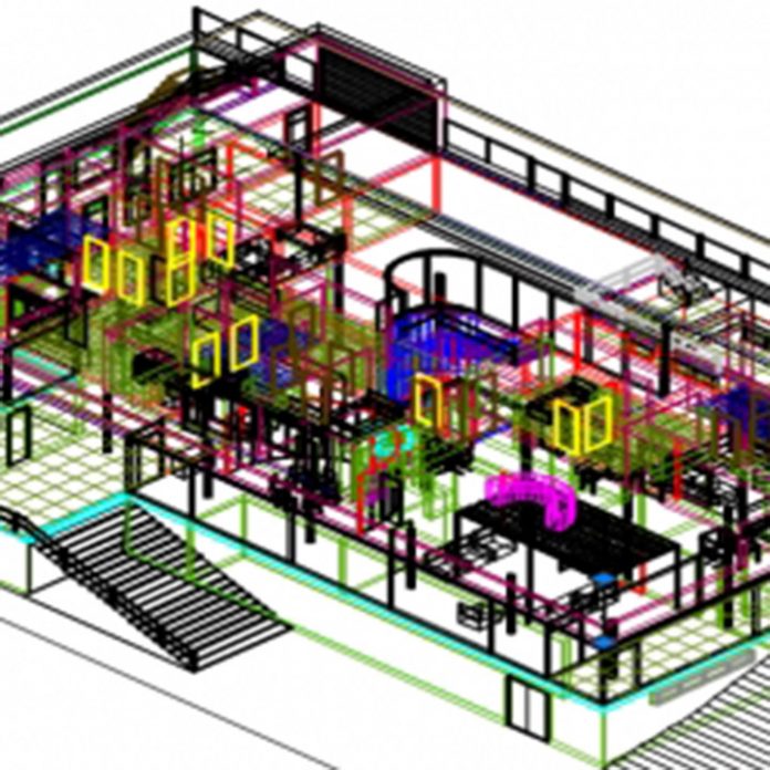 Bản vẽ CAD mẫu nhà 3D hiện đại