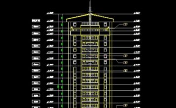 Bản vẽ CAD thiết kế chung cư cao cấp